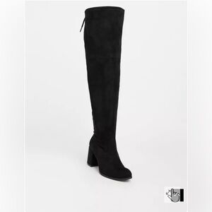 Block Heel Over The Knee Boot (WW)